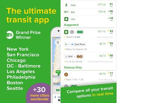 Citymapper: Directions For All Your Transportation preview screenshot