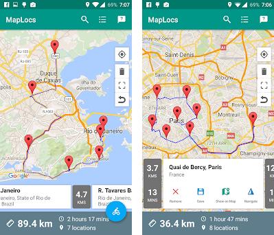 Maplocs: Bike Route Planner preview screenshot