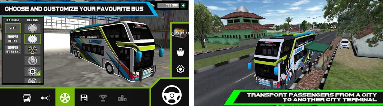 Mobile Bus Simulator preview screenshot