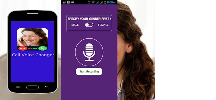 Call Voice Changer Male to Female During Call preview screenshot