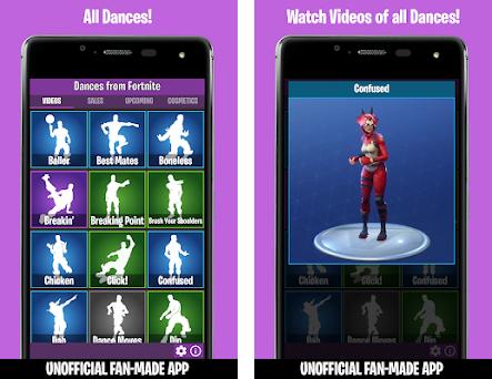 Dances from Fortnite (Emotes, Shop, Wallpapers) preview screenshot