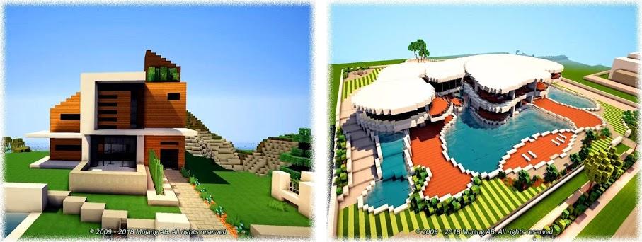 Modernas Casas de Minecraft PE Mod APK Descargar para Windows - La última  versión 