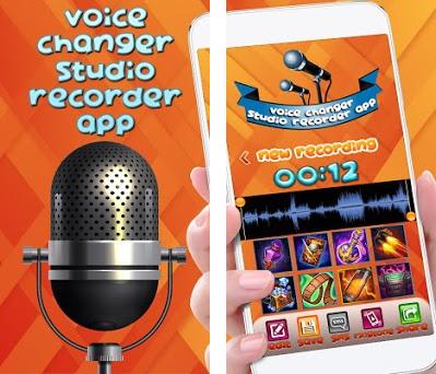 Voice Changer Studio Recorder App preview screenshot
