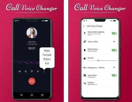 Call Voice Changer - Call Girl Voice Changer preview screenshot