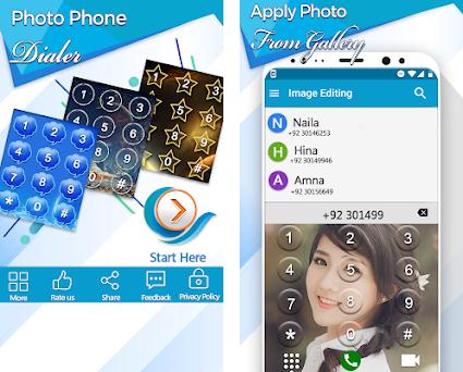 Photo Phone Dialer App: Caller Screen Theme preview screenshot